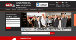 Desktop Screenshot of liachryslerdodgejeepram.com